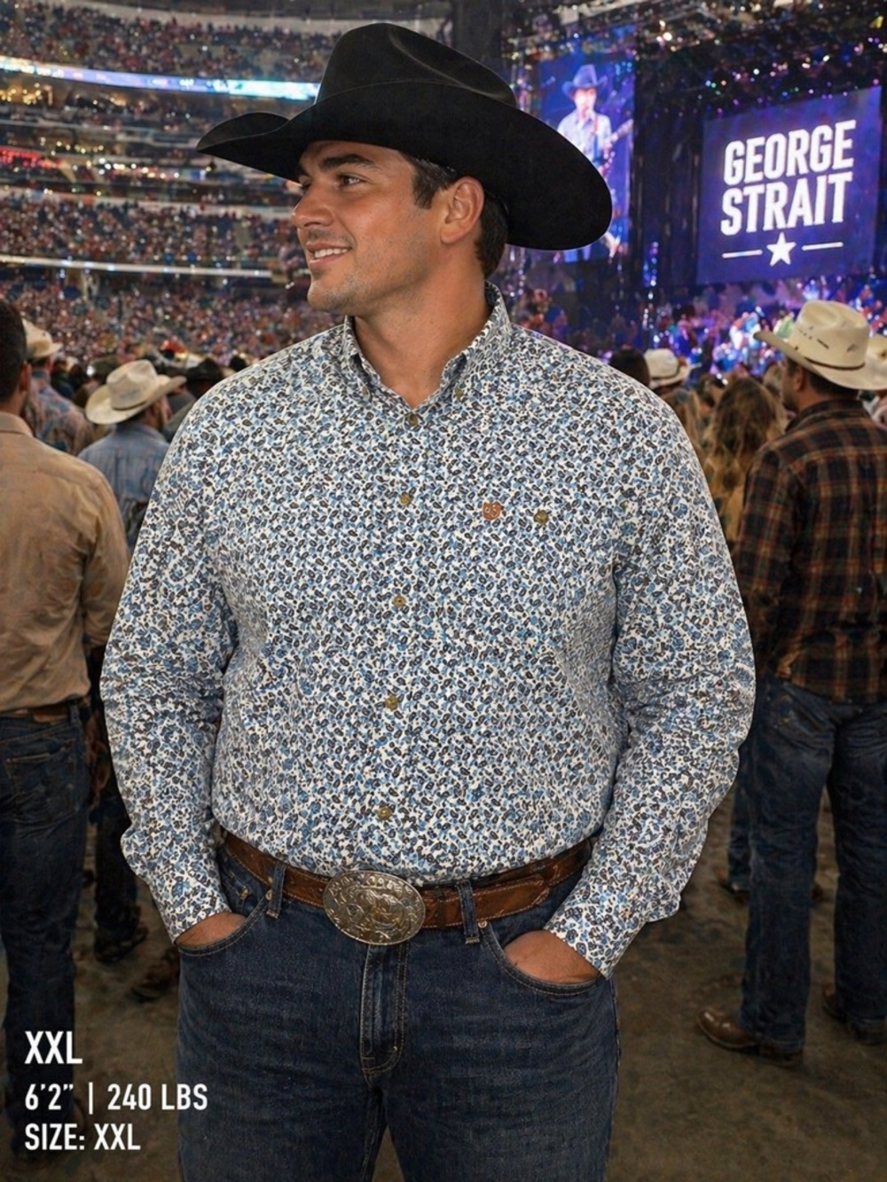 Wrangler- George Strait collection long sleeve XXL Men’s shirt